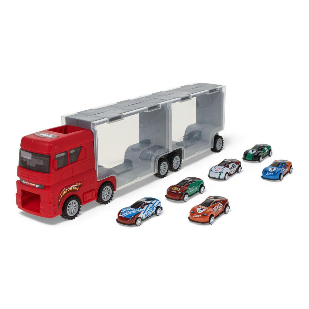 Автовоз +6 машинок, в ассорт. коробка F3555-23