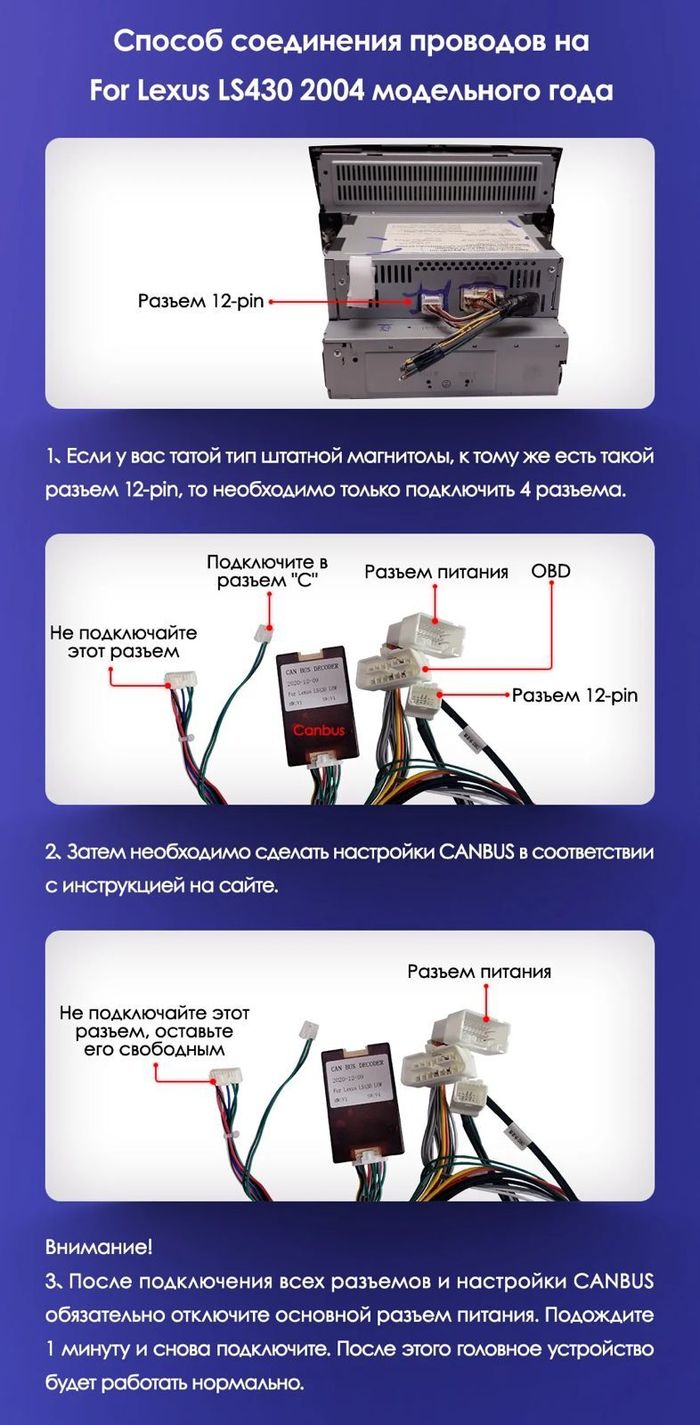 Магнитола для Lexus LS430 2000-2006 - Kuberg монитор 12.5" в стиле LEXUS на Android 12, 2К экран, Быстрая, CarPlay, 4G SIM-слот