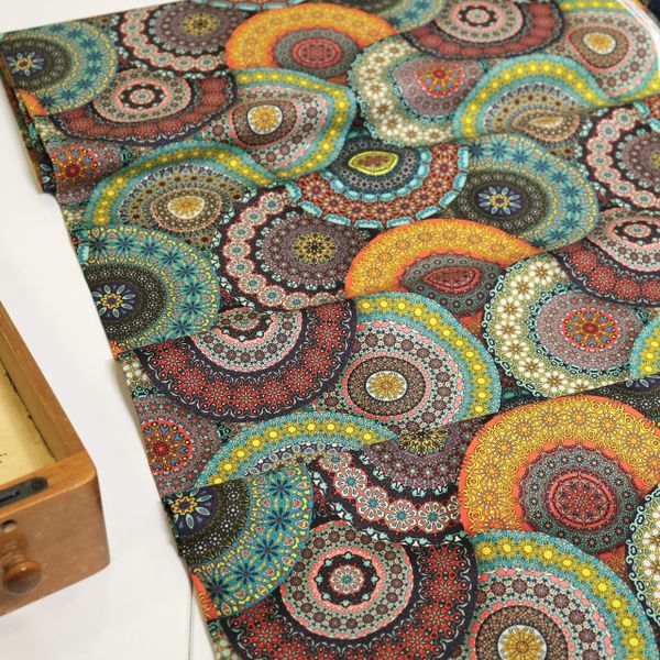 ПРЕДЗАКАЗ, КРУГЛАЯ МОЗАИКА 100%. хлопок Handmade Fabrics 2