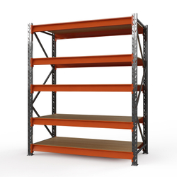 Стеллаж металлический ОПТИМА, 2500х2500х785 мм. Полки: 5 шт. фанера