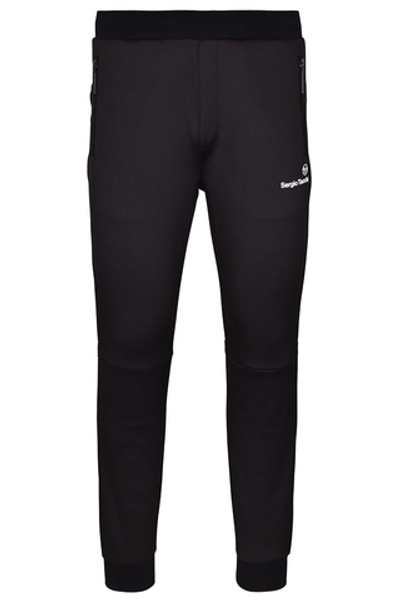 Мужские штаны теннисные Sergio Tacchini Donet 021 Pant - black/white