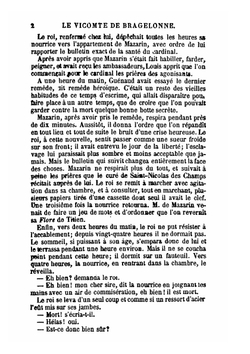 Le vicomte de Bragelonne ou dix ans plus tard complement des trois mousquetaires et de vingt ans apres. Volume 2 | Alexandre Dumas