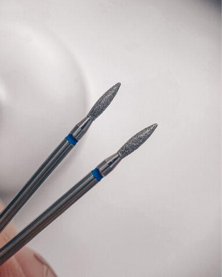 Пламя 2.1мм синяя ( фреза алмазная )