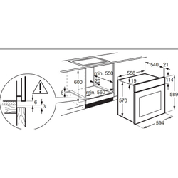 Электрический духовой шкаф Electrolux EOH3H40BX