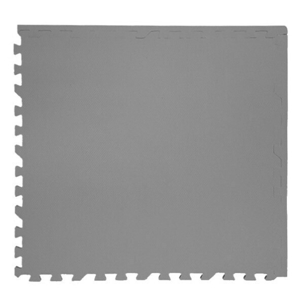Коврик-пазл Экополимеры (4 плиты 60x60x0,9см, 1,44кв.м./уп) Серый