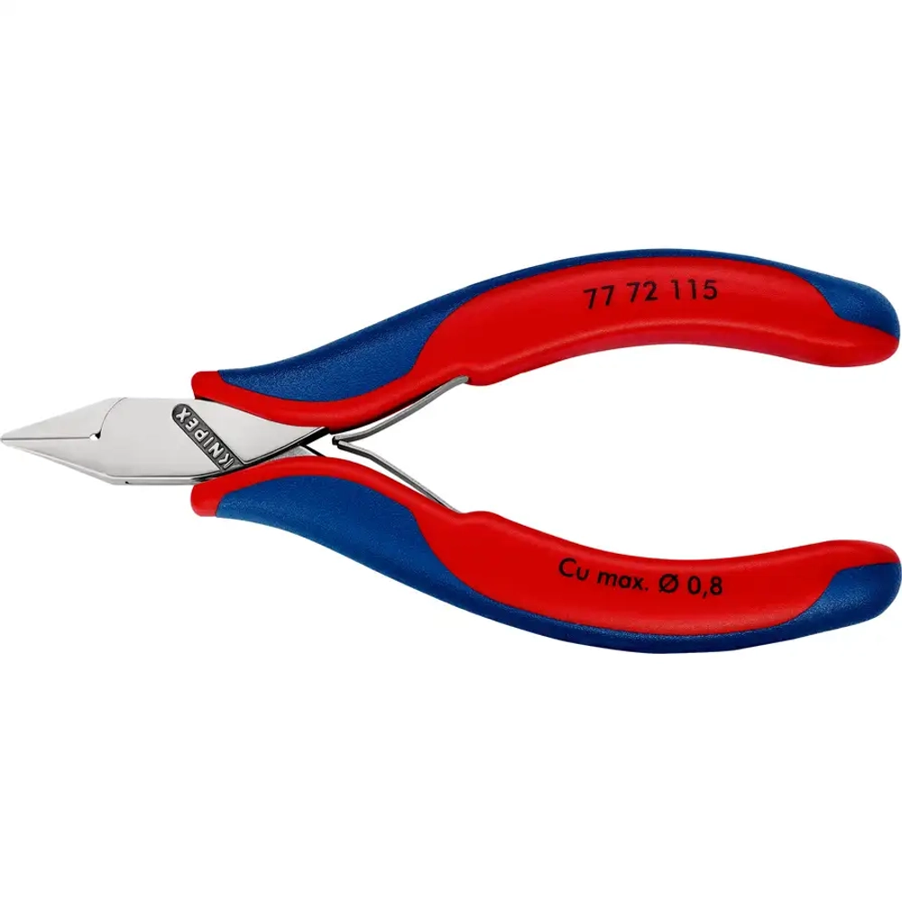 Кусачки боковые для электроники 115 мм Knipex 77 72 115