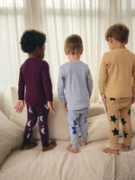 Пижама для мальчика Next B05-099, 3 шт., Бордовый, Голубой, Песочный