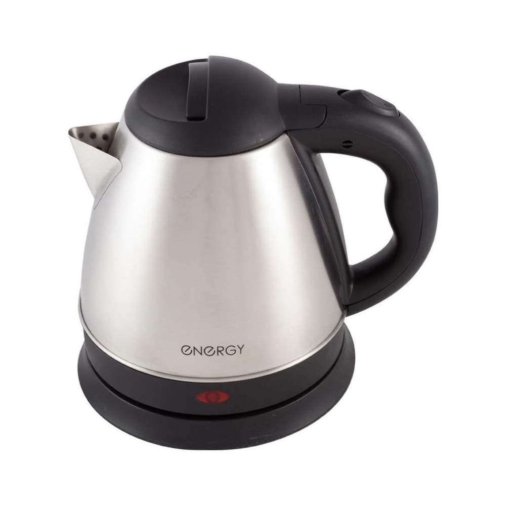 Чайник электрический Energy, E-212, серебр, 1.2 л, 1500 Вт, ск нагр элем, нерж