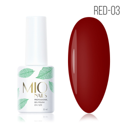 Гель-лак MIO NAILS RED № 03, 8мл