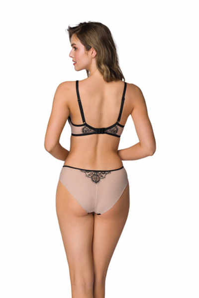 Трусы-слип F-3804-5 Frances Beige-Black MAT