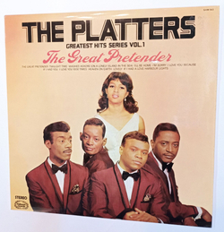 Винтажная виниловая пластинка LP The Platters The Great Pretender (UK 1974)