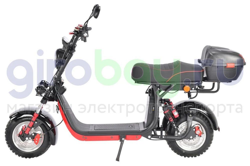 Электроскутер CityCoco WHITE SIBERIA PRO 2500w (Черный) фото 2 фото №7