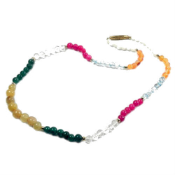 Бусы "7 чакр" самоцветы