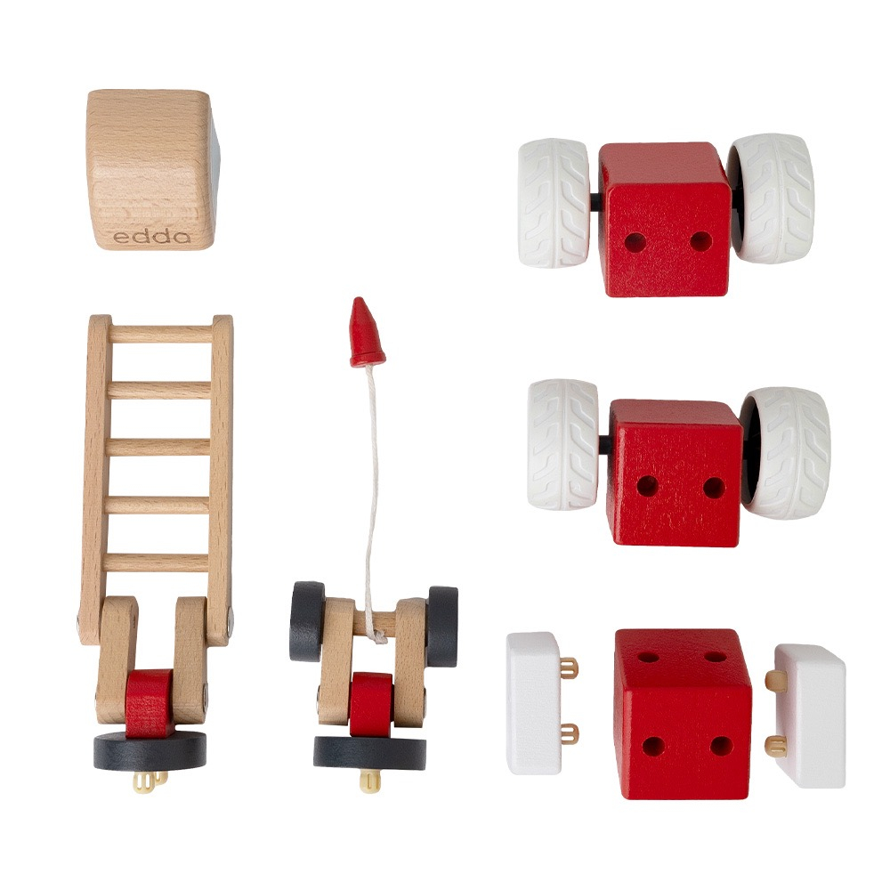 Машинка-конструктор edda, Пожарная машина