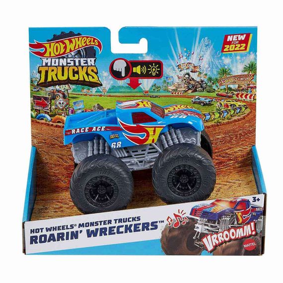 Hot Wheels Monster Trucks Roaring Cars HDX60