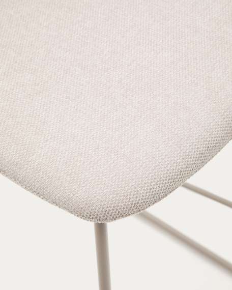 Полубарный стул Zahara, 65 см, бежевый с бежевыми ножками