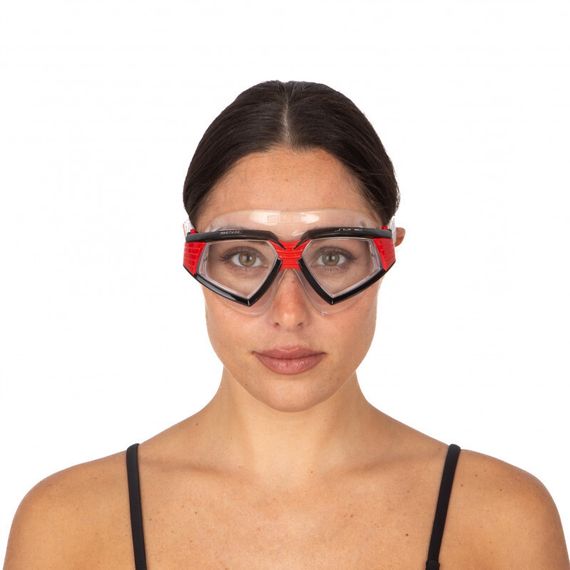 Очки-маска для плавания Seac Sonic черный/красный