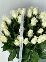 Роза белая (60 см) АКЦИЯ