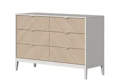 Комод Fjord 6 ящиков (белый)