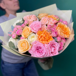 Пионовидные розы купить в Москве