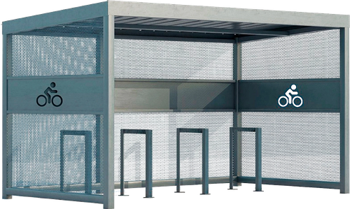 Навес для вело М.09-019