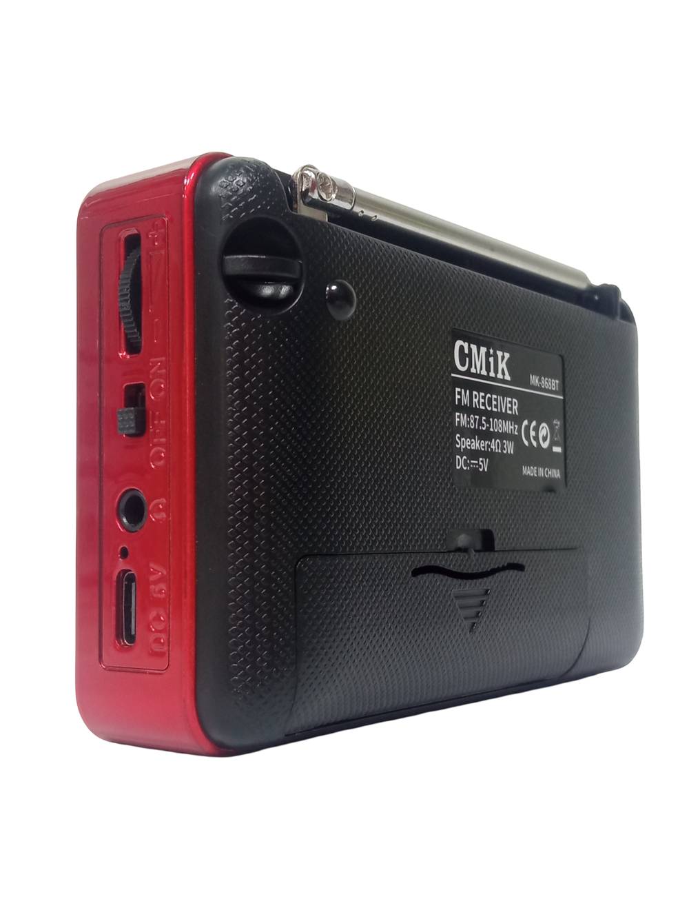 Радиоприемник с MP3 плеером,Bluetooth +фонарь CMiK MK-868BT