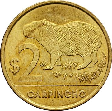 2 песо 2012 Уругвай
