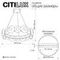 Подвесная люстра Citilux Jantar CL240173