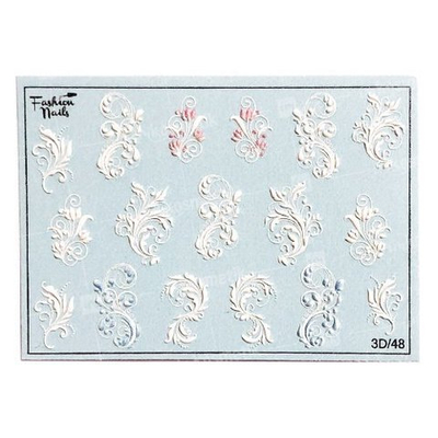 Слайдер-дизайн Fashion Nails Серия 3D № 48