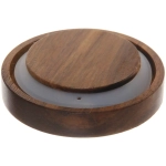 Банка для продуктов стеклянная 300мл «ICE» с крышкой из акации