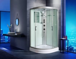 Душевая кабина WeltWasser (ВельтВассер) Werra 1004, с низким поддоном, с электрикой и ГМ, 100x100x217