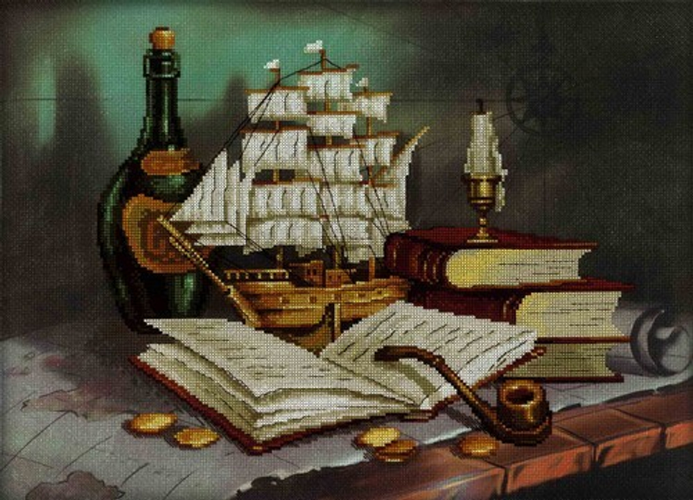 "Память странствий"-M70010  вышивка