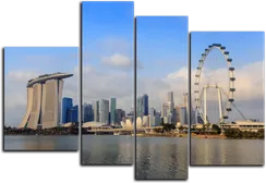 Модульная картина "Высотные здания"