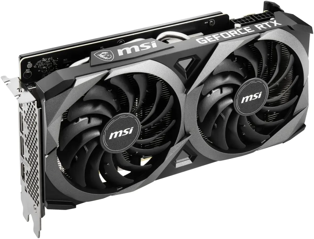 Видеокарта MSI GeForce RTX 3060 VENTUS 2X OC, 12G GDDR6 192-bit HDMI 3xDP RTX 3060 VENTUS 2X 12G OC