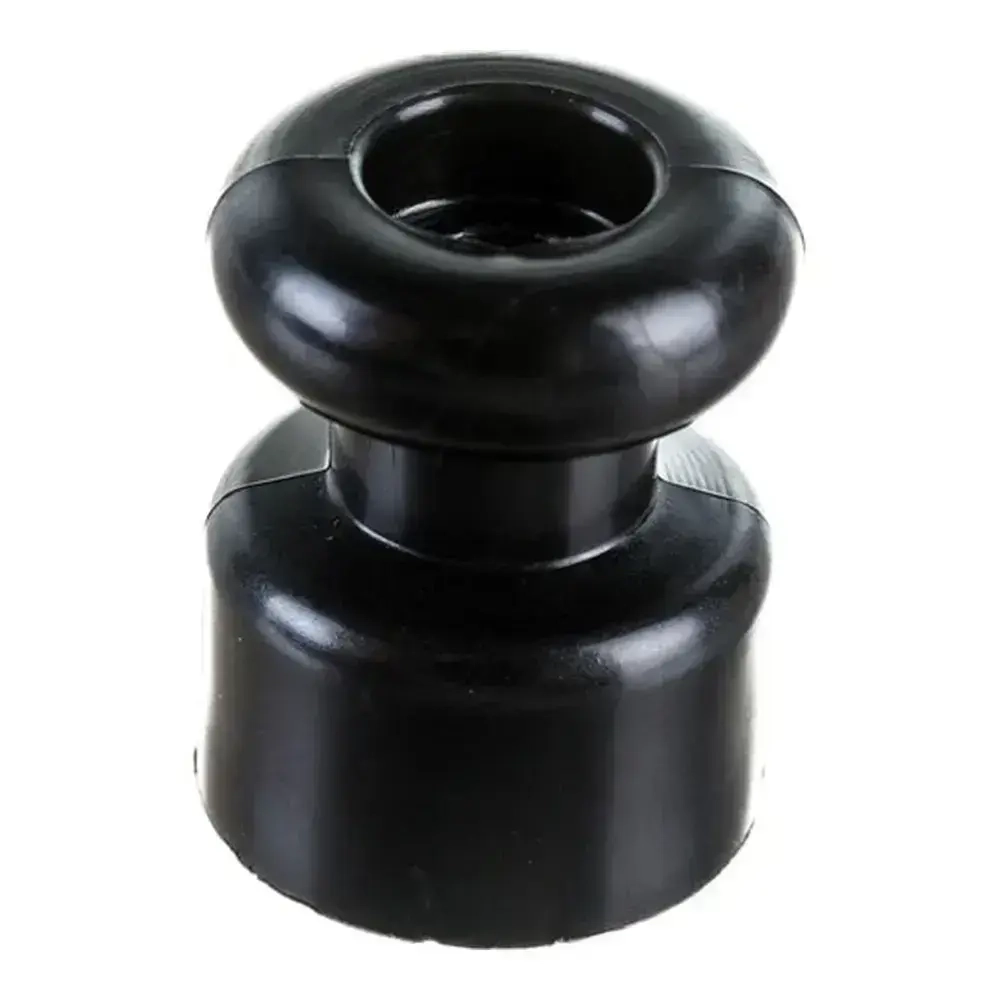 Изолятор для декоративного расположения витых проводов D 17,5 мм, H 22,5 мм "РЕТРО", 10шт, черный