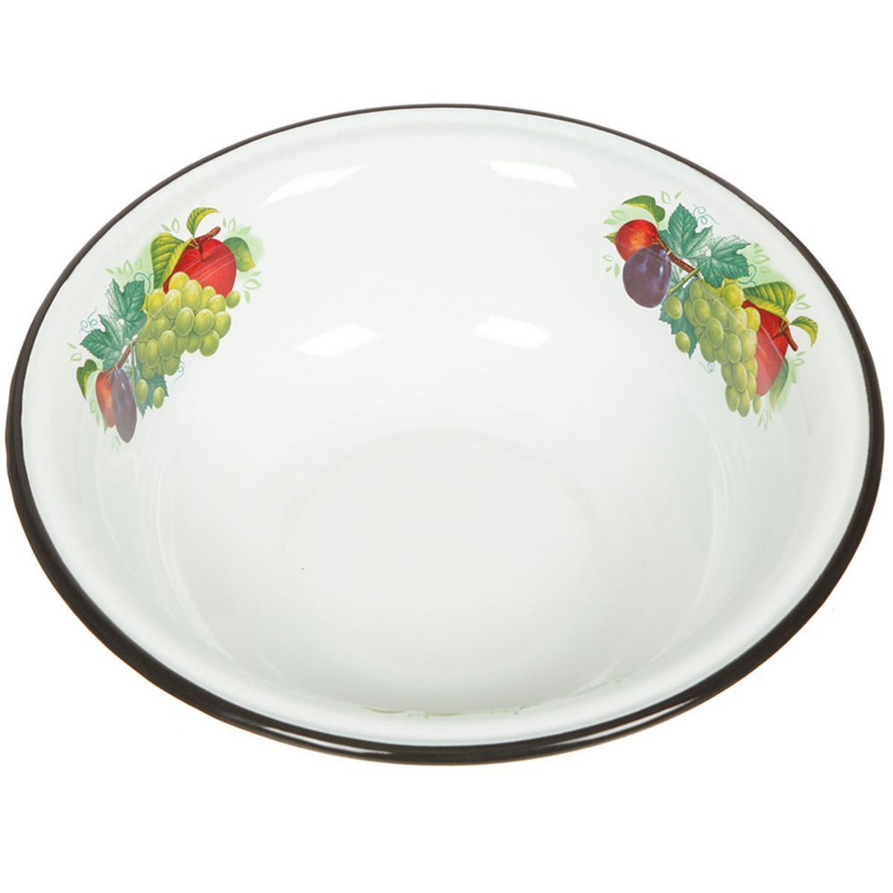 Миска эмал сталь, кругл, 2 л, Сиб товары, С0310/.СГ*63/П*105/СГ*105/*79/П*59/*63, в асс