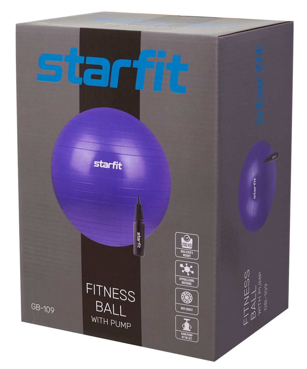 Фитбол STARFIT GB-109 85 см 1500гр с насосом