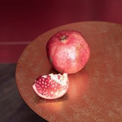 Столик декоративный Рубиновый гранат Амбер Золото