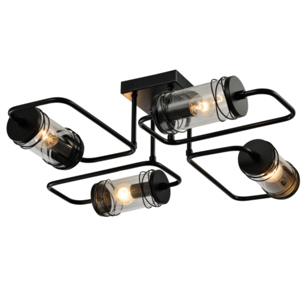 Люстра Rivoli Akanta 5061-304 4 х E14 40 Вт лофт - кантри | Rivoli