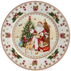 ТАРЕЛКА ОБЕДЕННАЯ LEFARD "ДЕД МОРОЗ" 27 СМ (КОР=18ШТ.)