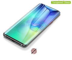 UV Защитное стекло 3D на весь экран 0,33 мм 9H Nano Optics для Samsung Galaxy S10e 2019 (полный клей) (Прозрачное)