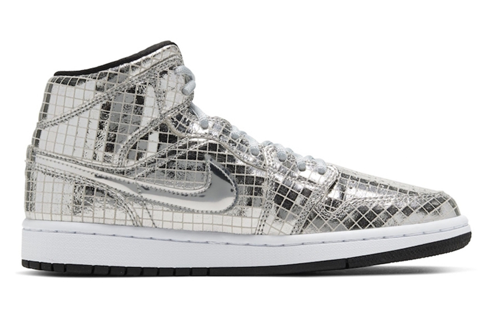 Кроссовки Jordan Air Jordan 1 Mid "Disco Ball" (Женская размерная сетка)