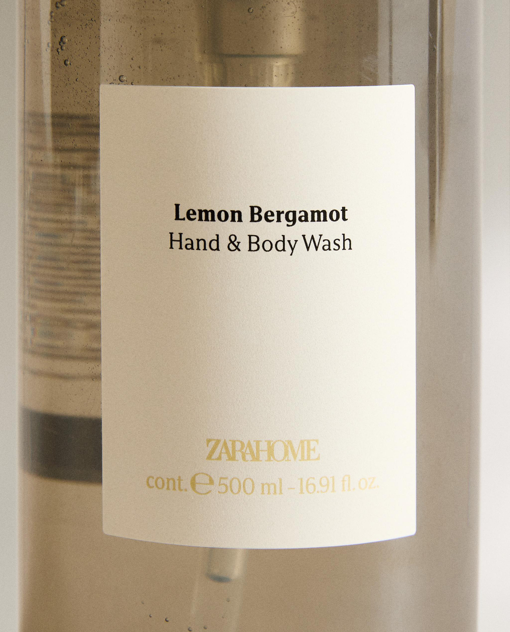 Zara Home Жидкое мыло Lemon Bergamot 500 мл для рук и тела, парфюмированное, аромат свежий цитрусовый