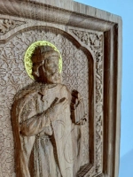 Освященная Икона Святого Князя Ярослава Мудрого из дуба