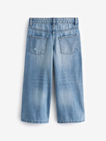 Джинсы широкие для девочки Next B73-561, Синий