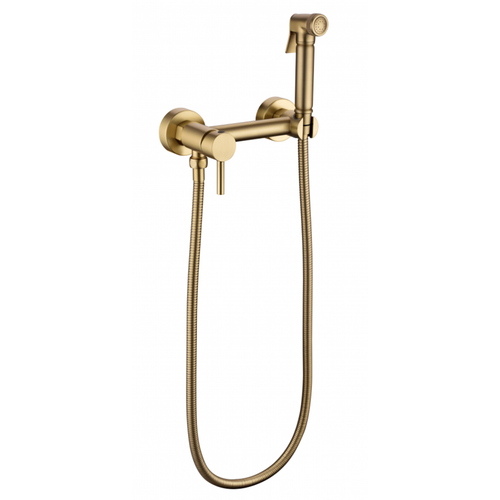 Смеситель с гигиеническим душем RIMERO RM800MG (Матовое золото)