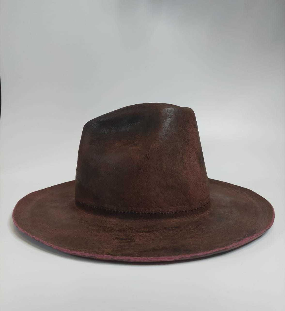 Шляпа Fedora Hat (вишневая пенка)