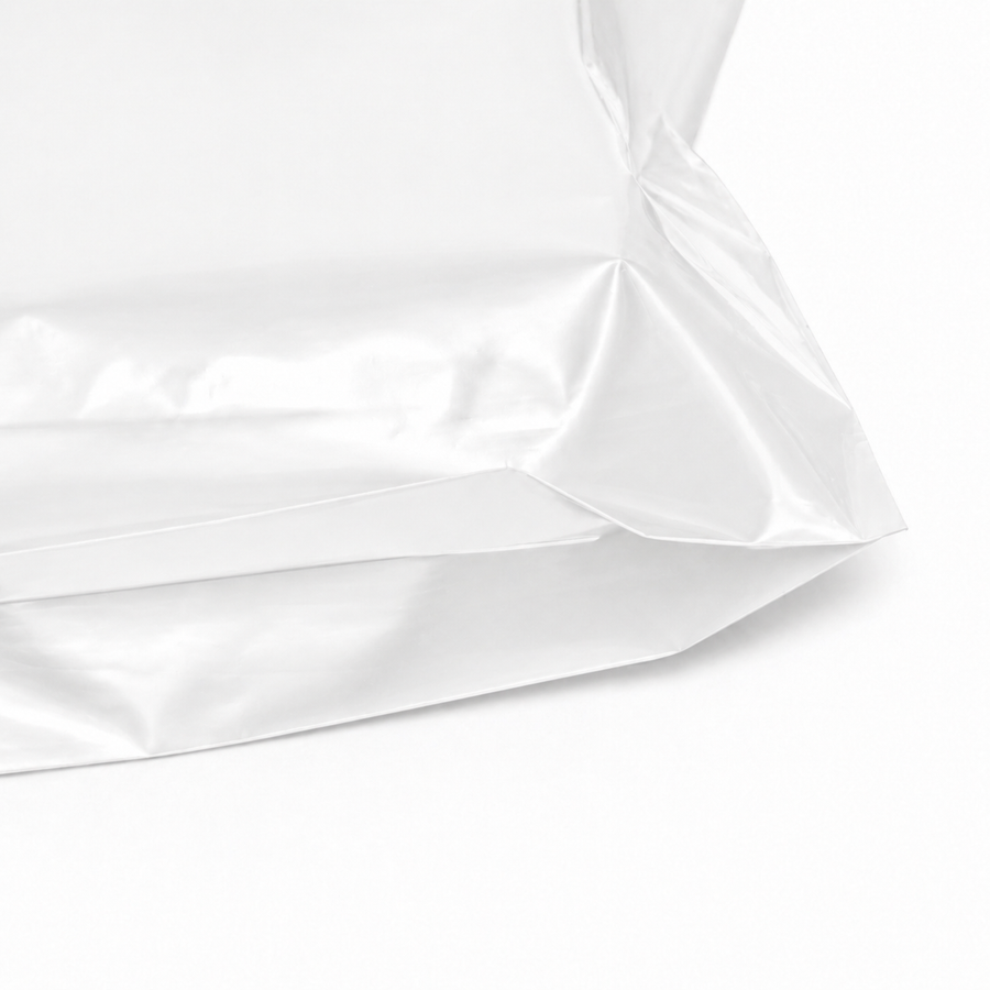 Белый полиэтиленовый пакет с вырубной ручкой 20*30+3см 80мкм