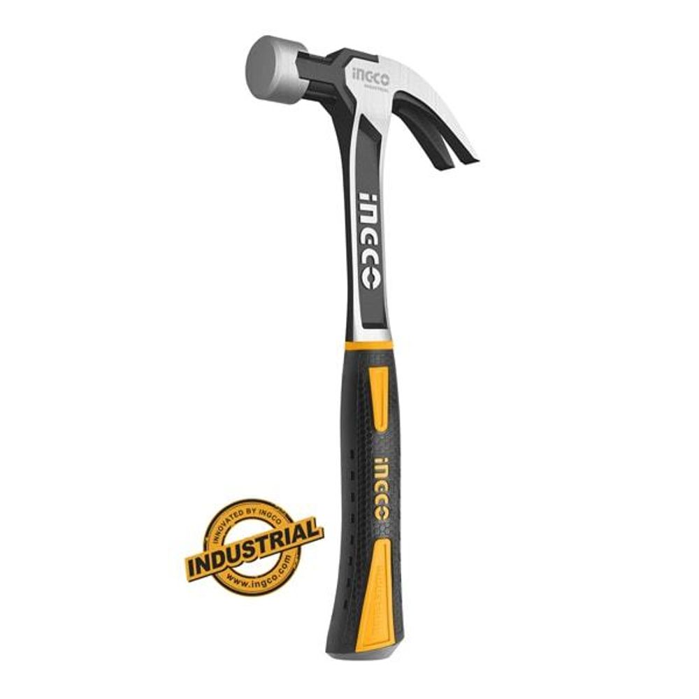 Молоток-гвоздодер 450 гр. INGCO HCH8816 INDUSTRIAL