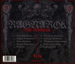 RAGNAROK - Non Debellicata, музыкальный компакт диск, black metal